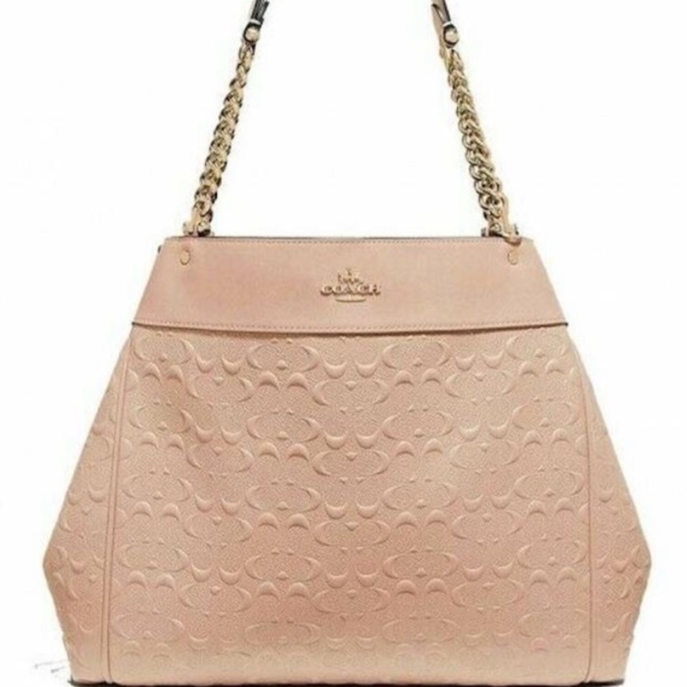 COACH Lexy Chain Shoulder Bag In Signature Leather